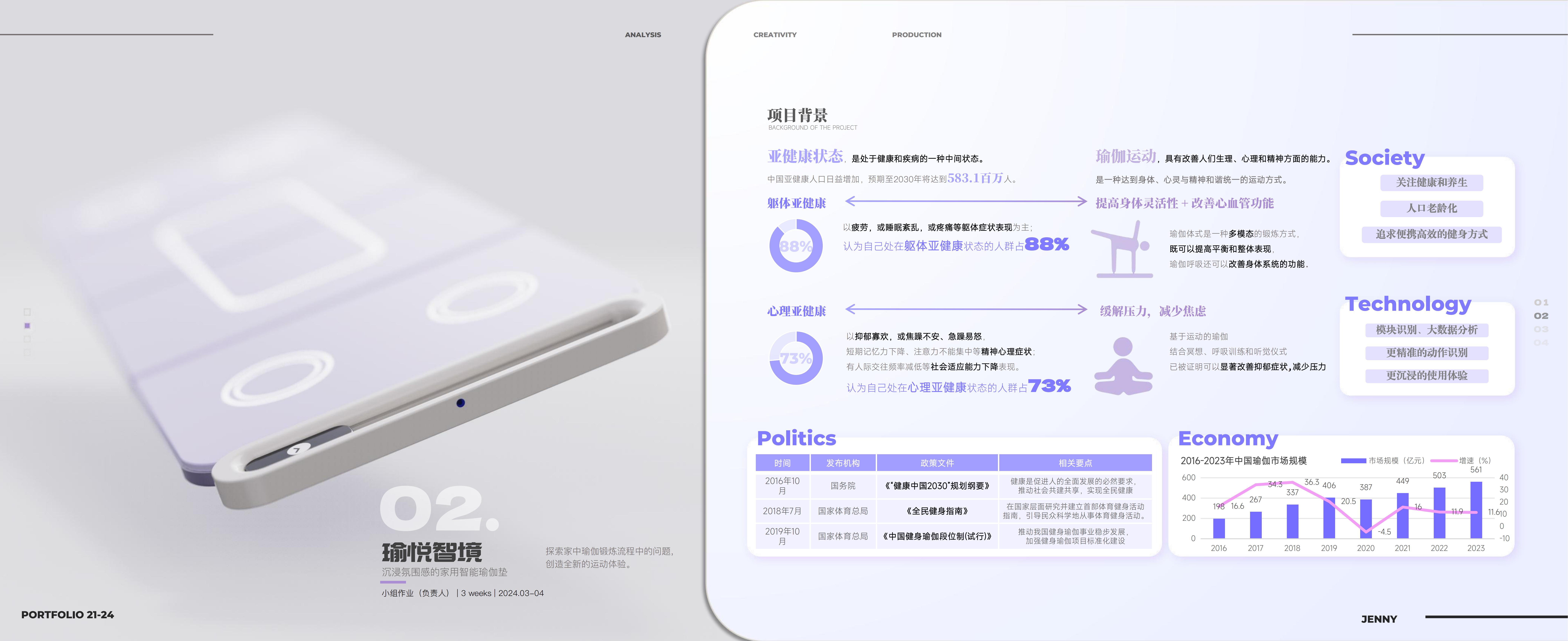 瑜悦智境
智能运动辅助瑜伽垫